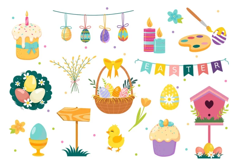 decorated eggs