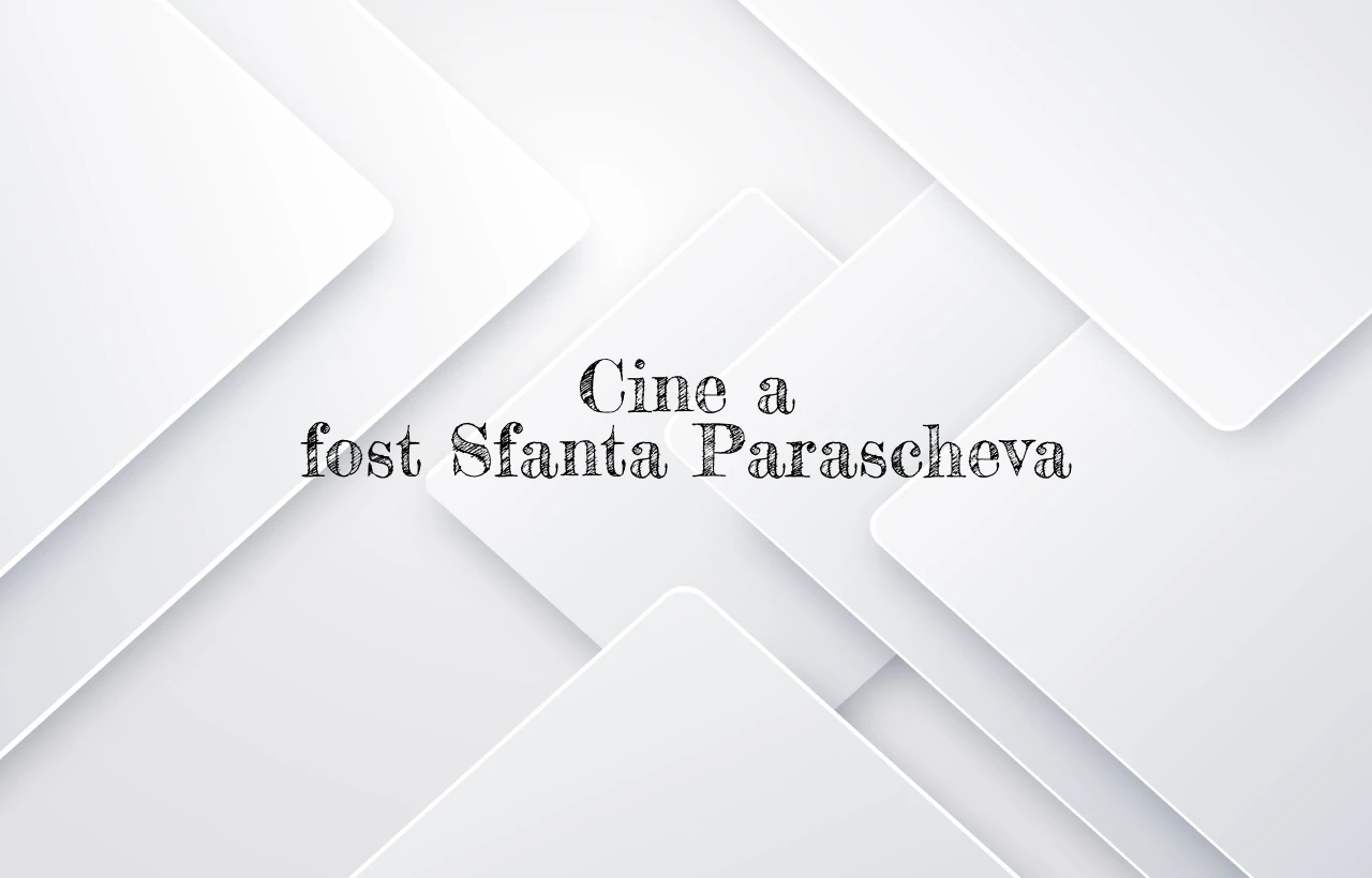 cine a fost sfanta parascheva