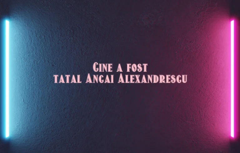cine a fost tatal ancai alexandrescu
