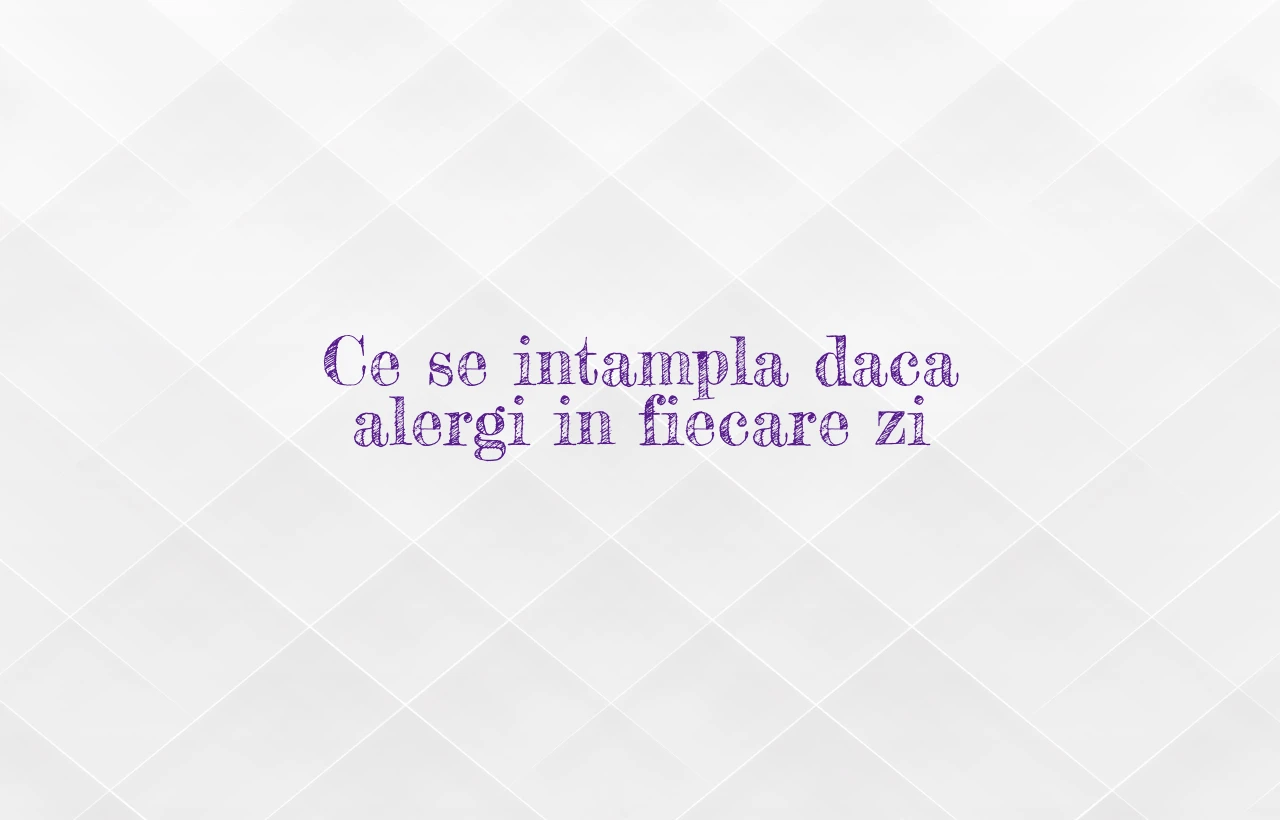 ce se intampla daca alergi in fiecare zi
