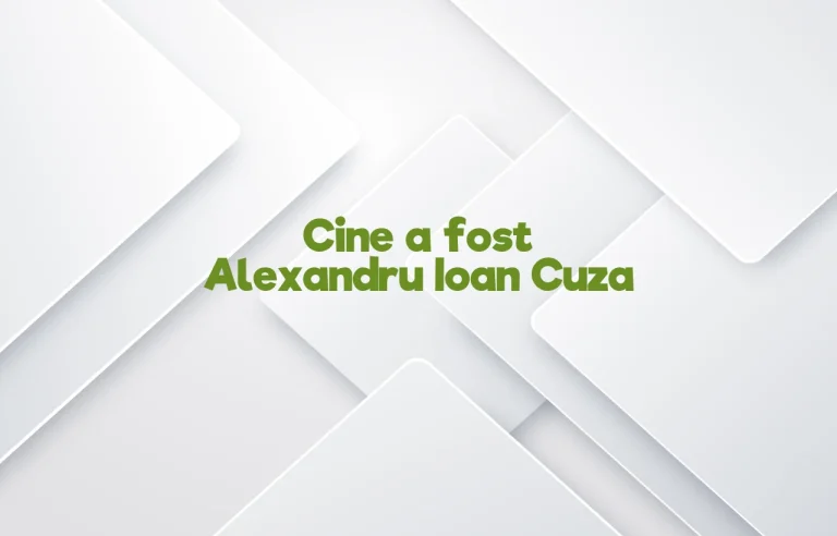 cine a fost alexandru ioan cuza