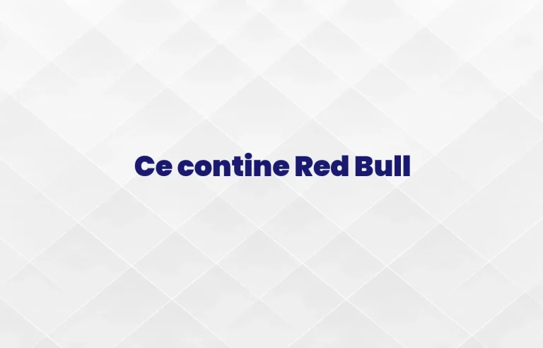 ce contine red bull