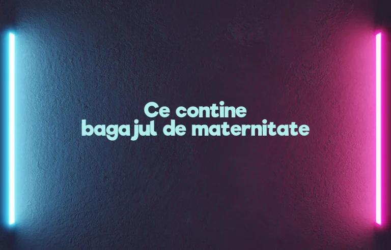 ce contine bagajul de maternitate
