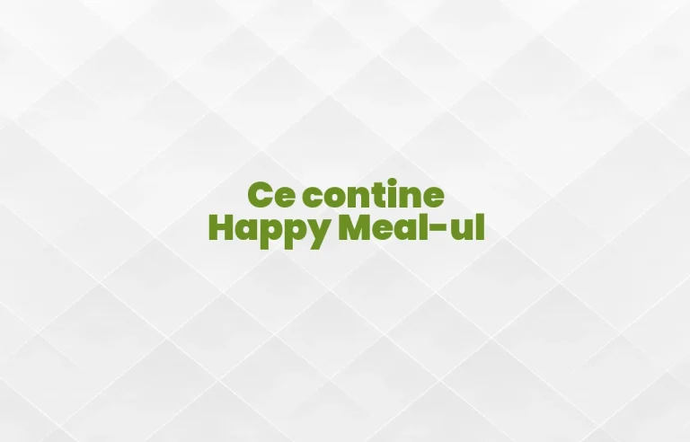 ce contine happy meal