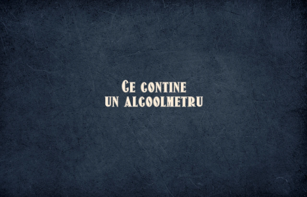 ce contine un alcoolmetru